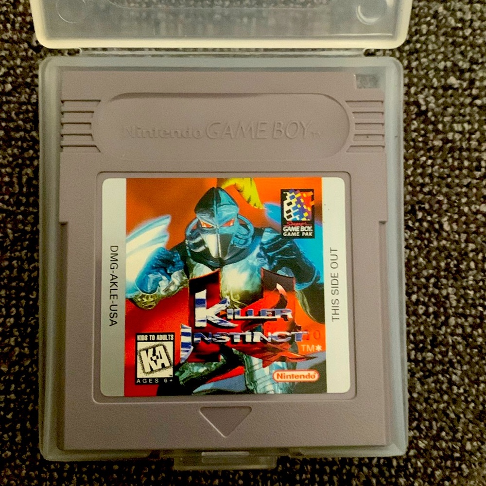 Killer Instinct Game Boy cartridge